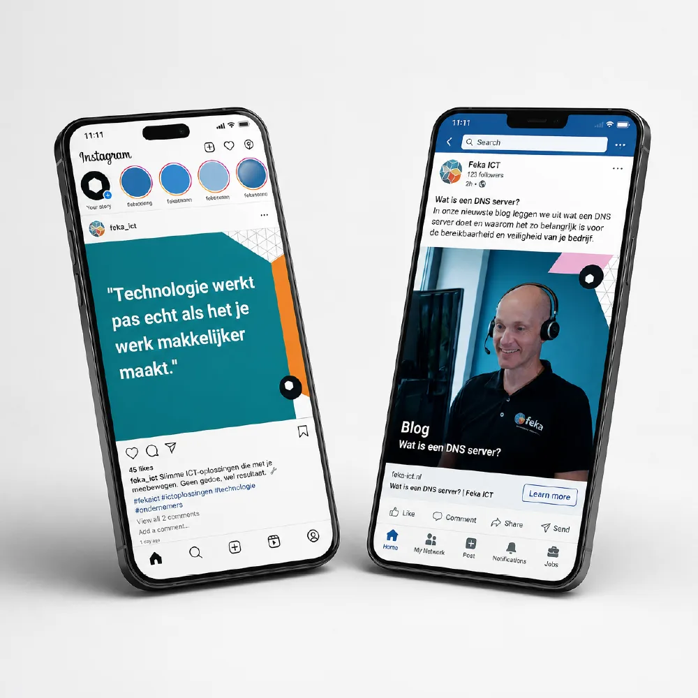 Feka ICT met socialmediacontent voor zakelijke dienstverlening